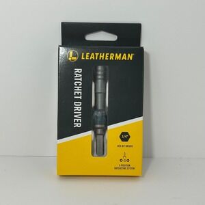 Leatherman Ratchet Driver Hex Bit Driver 1/4 Inch 3 Position Ratcheting NEW